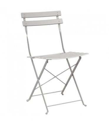 vidaXL Folding Bistro Set 3 pcs Beige Steel
