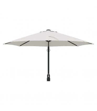 vidaXL Garden Parasol Sand 248 x 248 x 148 cm Polyester and Steel
