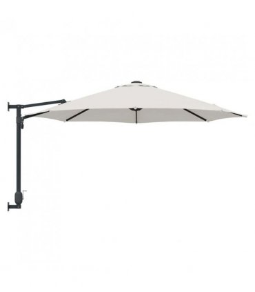vidaXL Garden Parasol Sand 248 x 248 x 148 cm Polyester and Steel