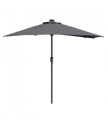 vidaXL Garden Parasol Anthracite 294 x 150 x 223 cm
