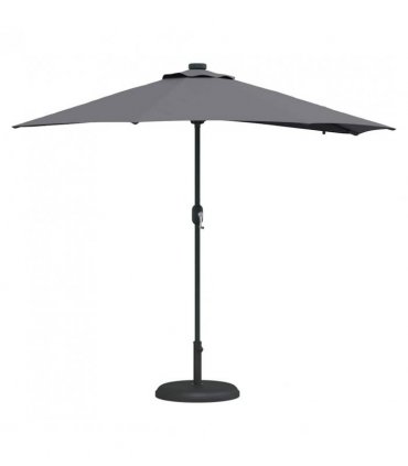 vidaXL Garden Parasol Anthracite 294 x 150 x 223 cm