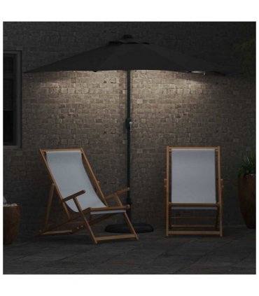vidaXL Garden Parasol Anthracite 294 x 150 x 223 cm