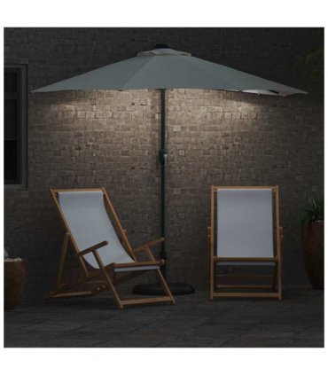 vidaXL Garden Parasol Sand 294 x 150 x 223 cm Polyester and Steel