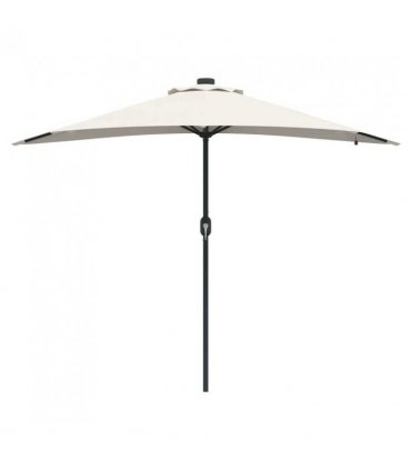 vidaXL Garden Parasol Sand 294 x 150 x 223 cm Polyester and Steel