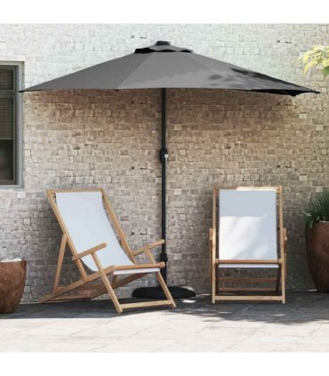 vidaXL Garden Parasol Anthracite 294 x 150 x 224 cm
