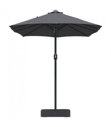vidaXL Garden Parasol Anthracite 385 x 209 x 244 cm Polyester