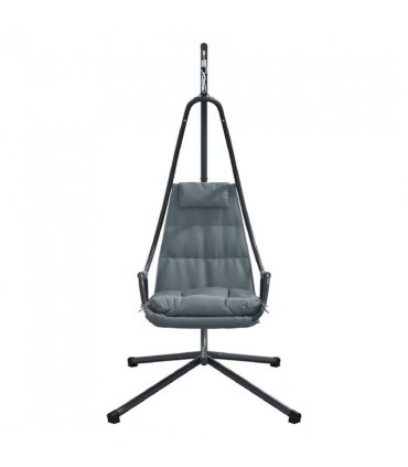 vidaXL Hanging Egg Chair Folding Anthracite 94 x 107 x 196.5 cm Steel