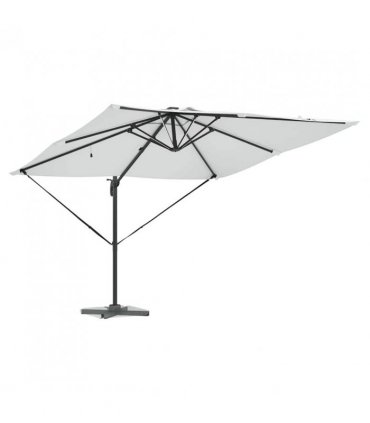 vidaXL Umbrella Sand 286 x 284 x 270 cm Aluminium and Polyester