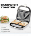 Domestic King 2 Slice White Sandwich Maker 750W- DK180100