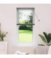 vidaXL Venetian Blinds Manual Dark Grey 130 x 60 cm Aluminium — Size: 60 x 130 cm