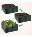 Garden Vegetable Planter Bag 4 Compartments