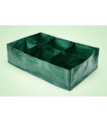 Garden Vegetable Planter Bag 6 Compartments — Size: 90 x 60 x 25 cm