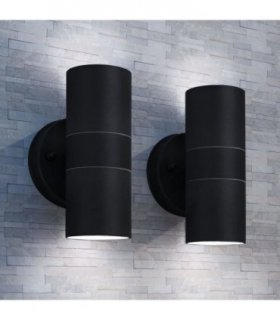 vidaXL Outdoor Wall Lights 2 pcs Stainless Steel Up/Downwards — Model: up and down light