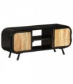 vidaXL TV Cabinet 110x30x45 cm Rough Mango Wood — Colour: brown