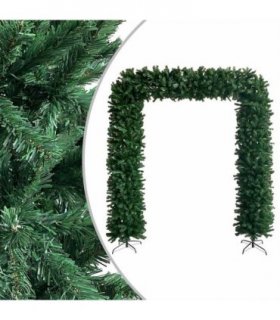 vidaXL Christmas Tree Arch Green 240 cm — Size: 240 x 215 cm