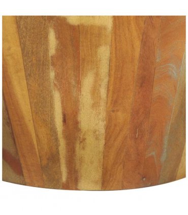 vidaXL Coffee Table Ø65x31 cm Solid Reclaimed Wood — Colour: mixed colour finish, Size: Ø 65 x 31 cm