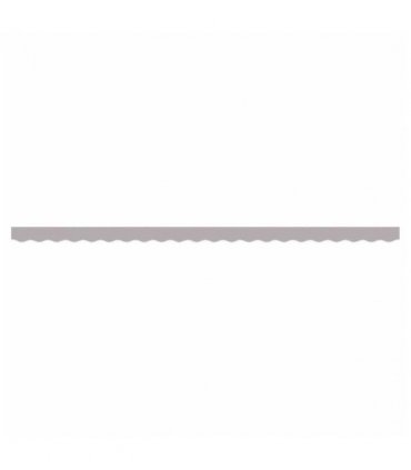 vidaXL Awning Valance Replacement Light Grey 480 x 20 cm Polyester — Size: 5 m