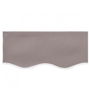 vidaXL Awning Valance Replacement Light Grey 480 x 20 cm Polyester — Size: 5 m