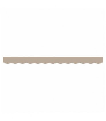 vidaXL Awning Valance Replacement Beige 3.5 m Polyester