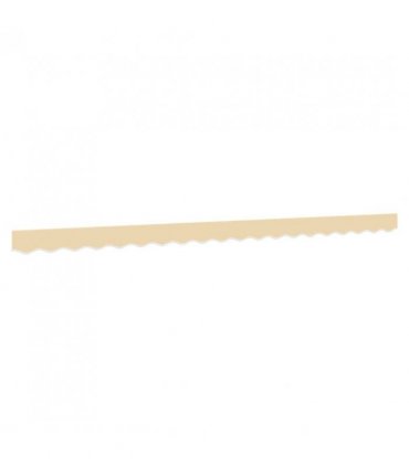 vidaXL Replacement Fabric for Awning Valance Cream Stripe 4 m