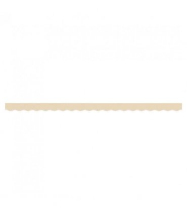 vidaXL Replacement Fabric for Awning Valance Cream Stripe 4 m