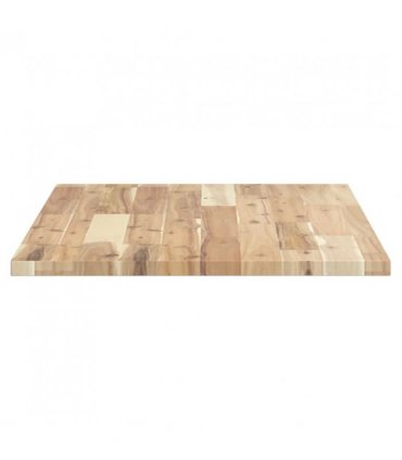 vidaXL Bathroom Vanity Top Untreated 60x50x2 cm Solid Wood Acacia — Colour: natural, Size: 60 x 50 x 2 cm