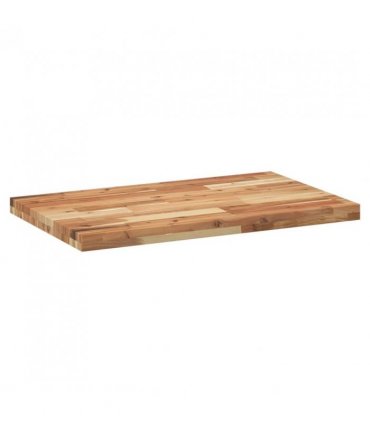 vidaXL Bathroom Vanity Top Oil Finished 100x50x4 cm Solid Wood Acacia — Size: 100 x 50 x 4 cm