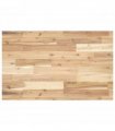 vidaXL Bathroom Vanity Top Untreated 140x50x4 cm Solid Wood Acacia — Colour: natural, Size: 140 x 50 x 4 cm
