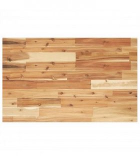 vidaXL Bathroom Vanity Top Oil Finished 100x50x2 cm Solid Wood Acacia — Size: 100 x 50 x 2 cm