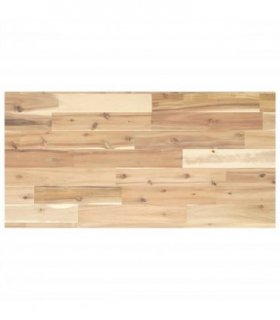 vidaXL Bathroom Vanity Top Untreated 80x40x2 cm Solid Wood Acacia — Colour: natural, Size: 80 x 40 x 2 cm