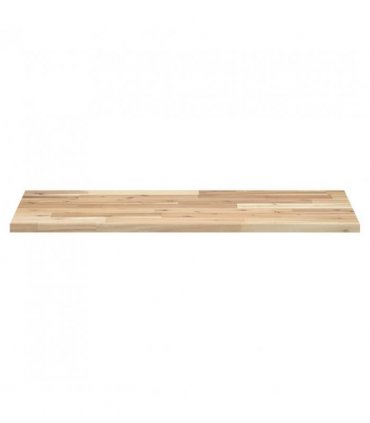 vidaXL Bathroom Vanity Top Untreated 80x40x2 cm Solid Wood Acacia — Colour: natural, Size: 80 x 40 x 2 cm