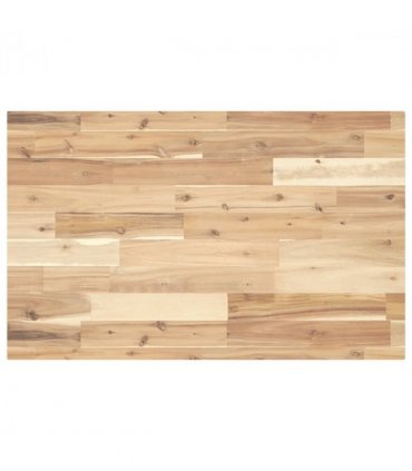 vidaXL Bathroom Vanity Top Untreated 120x50x4 cm Solid Wood Acacia — Colour: natural, Size: 120 x 50 x 4 cm