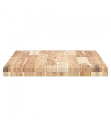 vidaXL Bathroom Vanity Top Untreated 120x50x4 cm Solid Wood Acacia — Colour: natural, Size: 120 x 50 x 4 cm