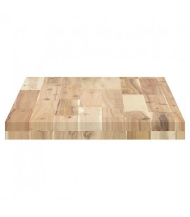 vidaXL Bathroom Vanity Top Untreated 80x40x4 cm Solid Wood Acacia — Colour: natural, Size: 80 x 40 x 4 cm