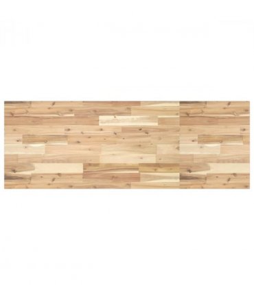 vidaXL Bathroom Vanity Top Untreated 120x50x2 cm Solid Wood Acacia — Colour: natural, Size: 120 x 50 x 2 cm