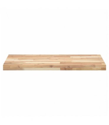 vidaXL Bathroom Vanity Top Untreated 60x50x4 cm Solid Wood Acacia — Colour: natural, Size: 60 x 50 x 4 cm