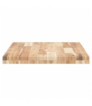 vidaXL Bathroom Vanity Top Untreated 60x50x4 cm Solid Wood Acacia — Colour: natural, Size: 60 x 50 x 4 cm