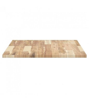 vidaXL Bathroom Vanity Top Untreated 100x60x2 cm Solid Wood Acacia — Colour: natural, Size: 100 x 60 x 2 cm