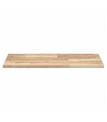 vidaXL Bathroom Vanity Top Untreated 80x50x2 cm Solid Wood Acacia — Colour: natural, Size: 80 x 50 x 2 cm