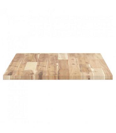 vidaXL Bathroom Vanity Top Untreated 80x50x2 cm Solid Wood Acacia — Colour: natural, Size: 80 x 50 x 2 cm