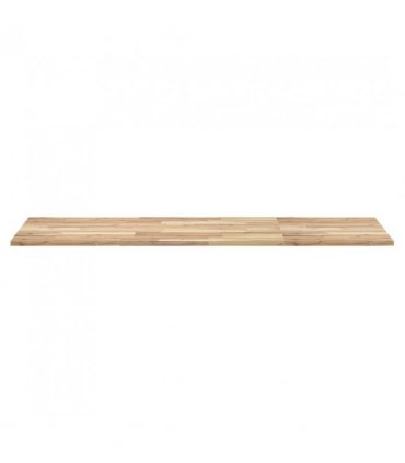 vidaXL Bathroom Vanity Top Untreated 120x60x2 cm Solid Wood Acacia — Colour: natural, Size: 120 x 60 x 2 cm
