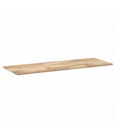 vidaXL Desk Top Untreated 160x50x2 cm Solid Wood Acacia — Colour: natural, Size: 160 x 50 x 2 cm
