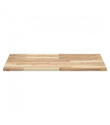 vidaXL Desk Top Untreated 100x60x2 cm Solid Wood Acacia — Colour: natural, Size: 100 x 60 x 2 cm