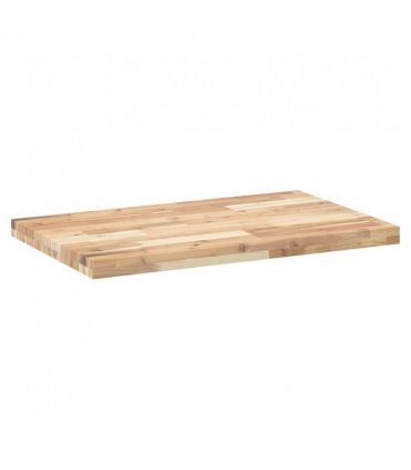 vidaXL Desk Top Untreated 120x50x4 cm Solid Wood Acacia — Colour: natural, Size: 120 x 50 x 4 cm