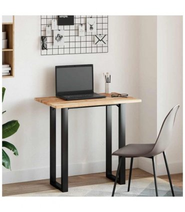 vidaXL Desk Top Untreated 100x50x2 cm Solid Wood Acacia — Colour: natural, Size: 100 x 50 x 2 cm