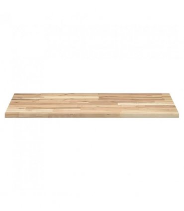 vidaXL Desk Top Untreated 100x50x2 cm Solid Wood Acacia — Colour: natural, Size: 100 x 50 x 2 cm