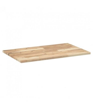 vidaXL Desk Top Untreated 100x50x2 cm Solid Wood Acacia — Colour: natural, Size: 100 x 50 x 2 cm