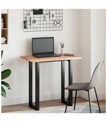 vidaXL Desk Top Oil Finished 80x50x2 cm Solid Wood Acacia — Size: 80 x 50 x 2 cm