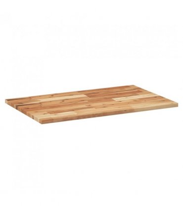 vidaXL Desk Top Oil Finished 80x50x2 cm Solid Wood Acacia — Size: 80 x 50 x 2 cm