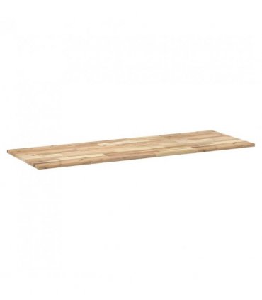 vidaXL Desk Top Untreated 120x50x2 cm Solid Wood Acacia — Colour: natural, Size: 120 x 50 x 2 cm